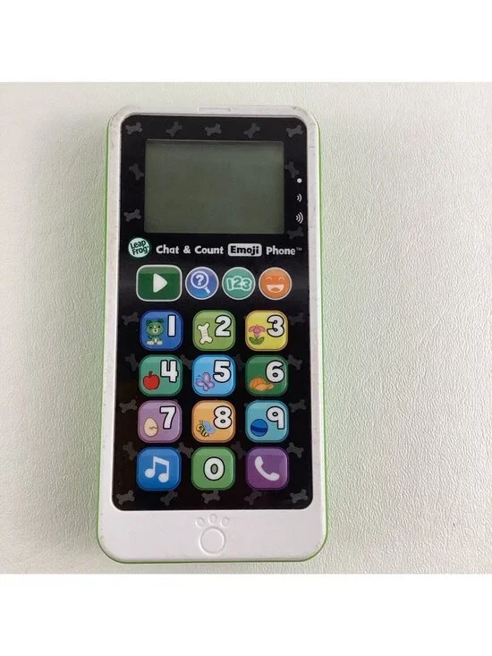 Chat & Count Emoji Phone Learning Toy Handheld Electronic Cell Telephone 2018