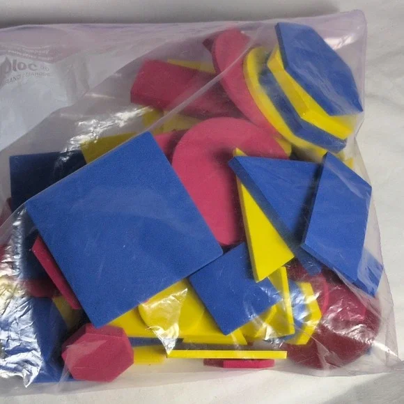 Foam Geometric Shapes Mathematics Educational Toy Set for‎ Ages 4-11