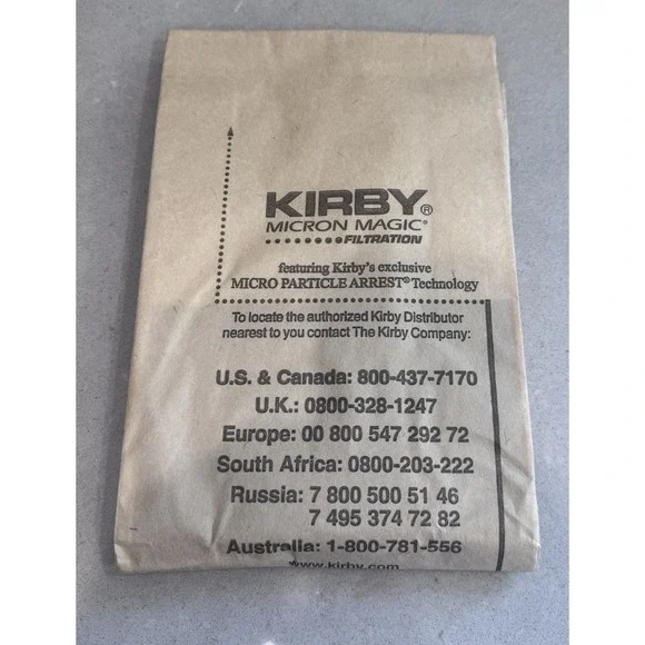 2-Pack of Kirby G4, G5, G6 Vacuum Bags - Micron Magic Filtration, Durable Design
