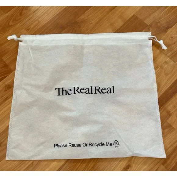 The‎ Real Real  drawstring Dust Bag