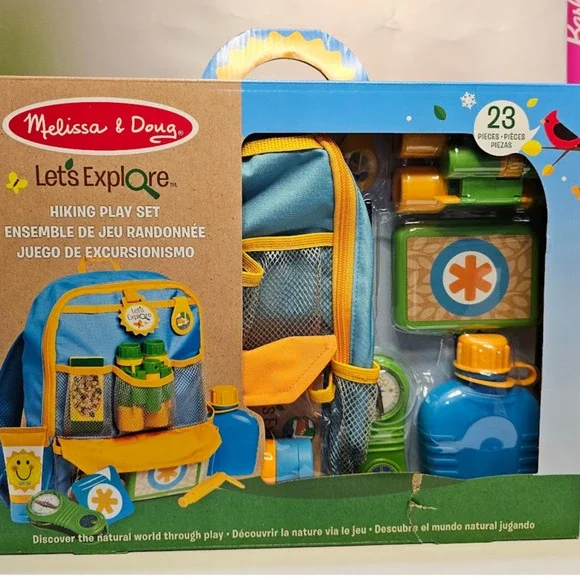 Melissa & Doug 23 Piece Let's Explore Hiking Play Set NWT