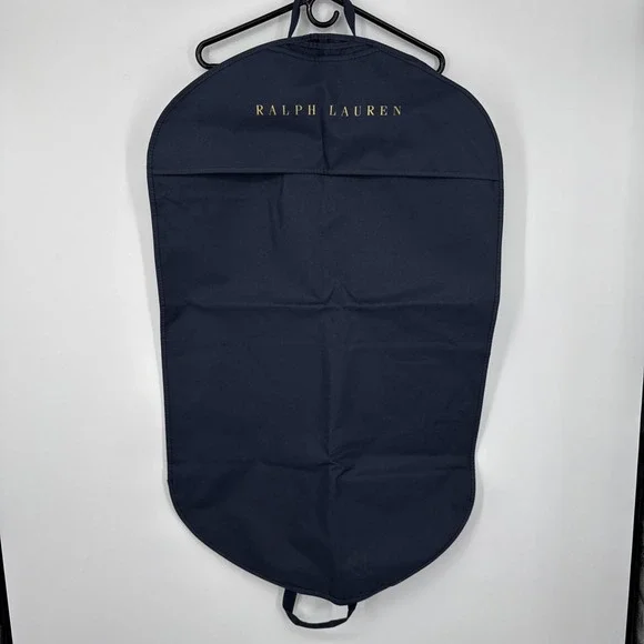 Ralph Lauren Dark Blue Garment Bag Hanging Travel Suit Cover 24
