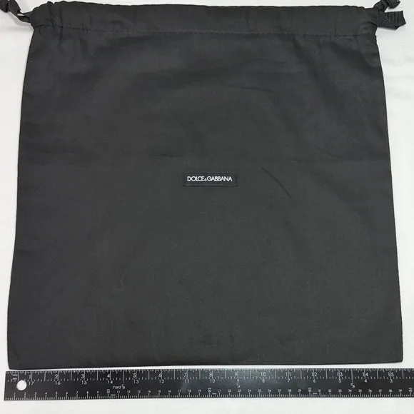 Dolce & Gabbana‎ Classic Black Drawstring Dust bag