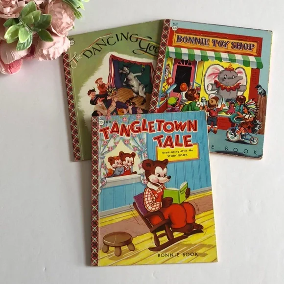 Bonnie Books 1960s Vintage Childrens Books