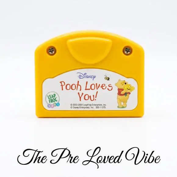 Disney Pooh Loves You Little Touch Leap Frog Cartridge