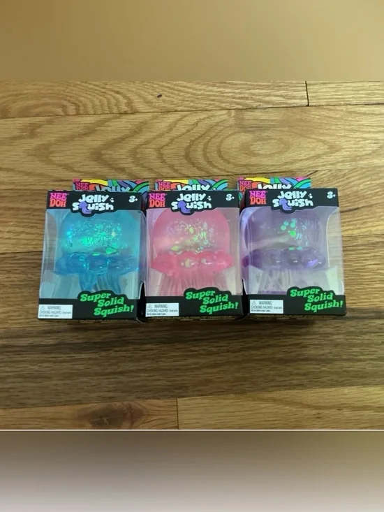 Jelly Squish Super Solid Squish Toy - Pink