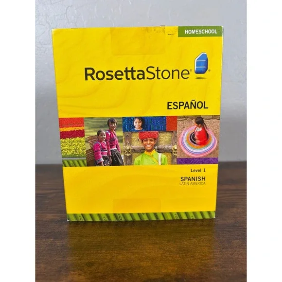 Rosetta Stone Homeschool Spanish Latin America Level 1 Box Set with Headset