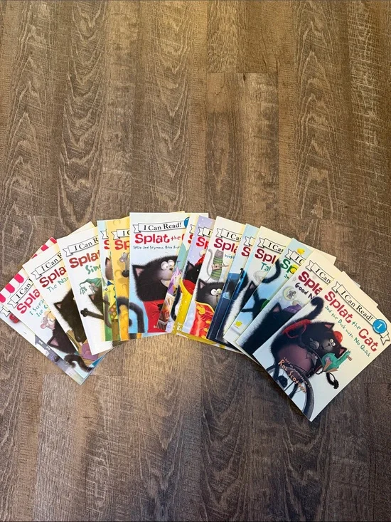 Splat the Cat Early Reader Book Lot - level 1