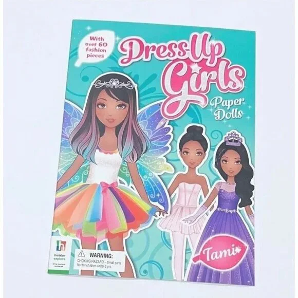 Dress Up Girls Paper Dolls Tami