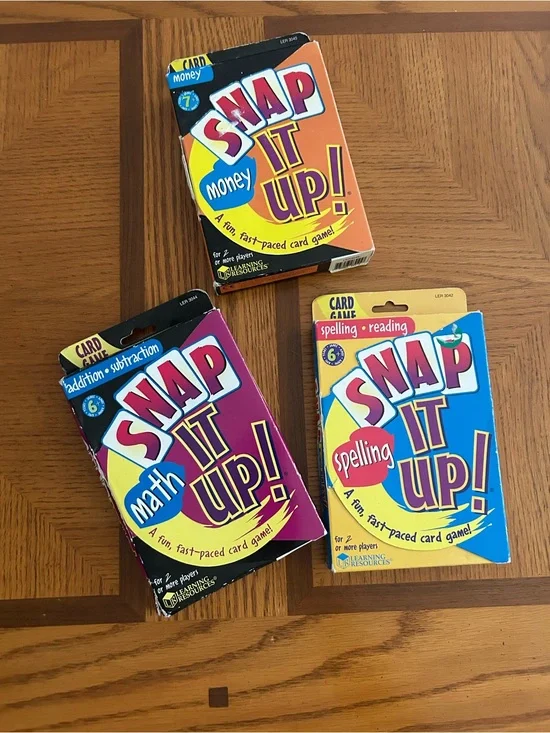 3 Snap It Up! Card Games