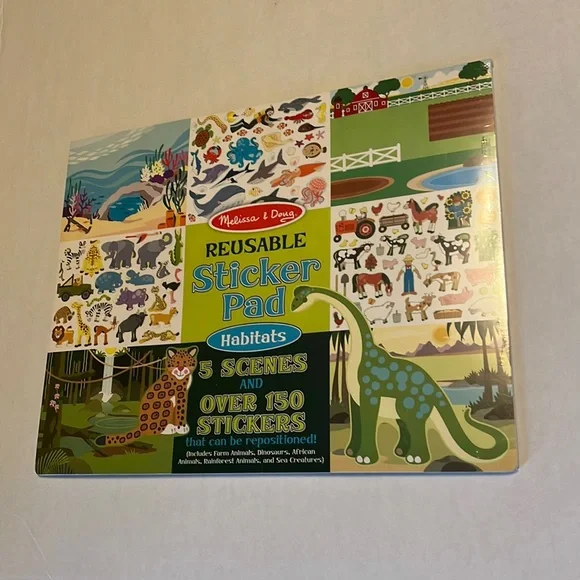 Reusable Sticker Pad: Habitats