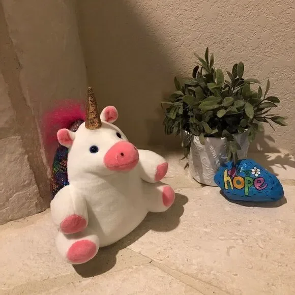 Creativity for Kids Sparkles The Unicorn weighted Plush Toy
