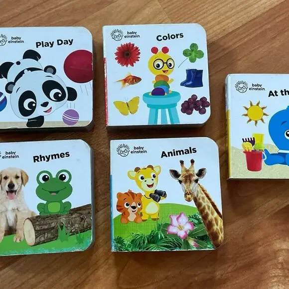 Bundle of 5 Baby Einstein Mini Books‎
