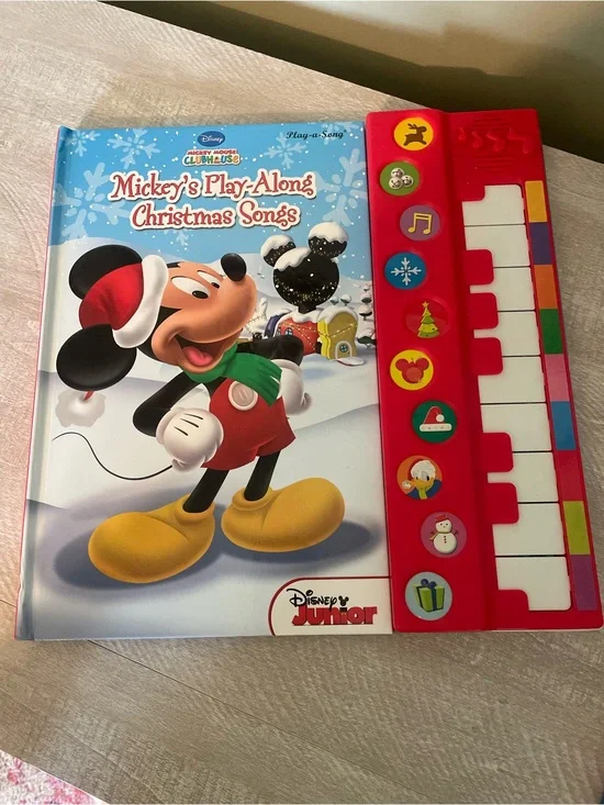 Mickey's Play-Along Christmas Songs Sound Book clubhouse interactive music songs