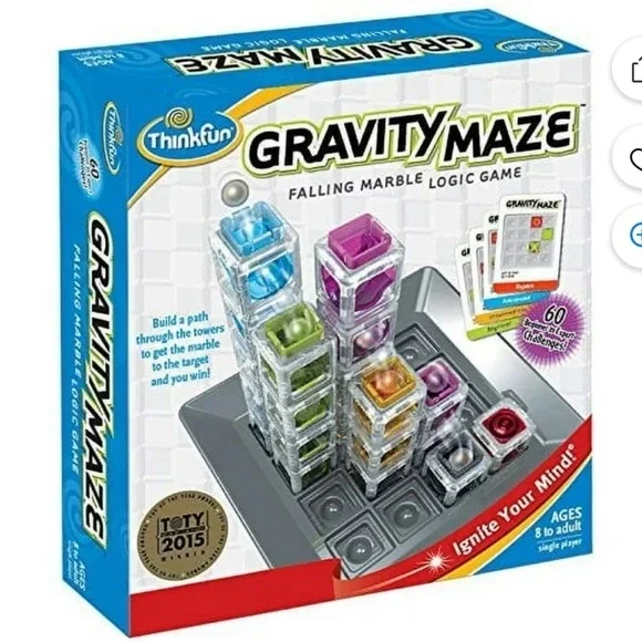 Think! Gravity Maze Marble Run Logic Game