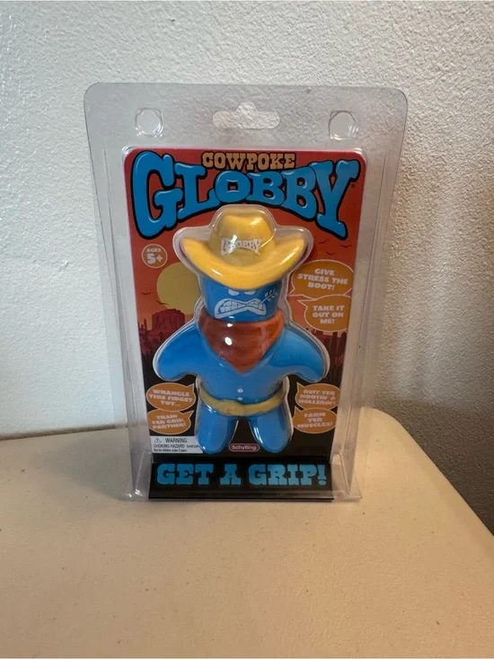 Cowpoke Globby Blue Kids Stress Toy - Cowpoke Globby