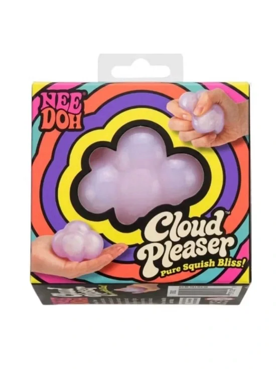 Authentic Schylling NeeDoh Cloud Pleaser Squishy Toy - Lavender
