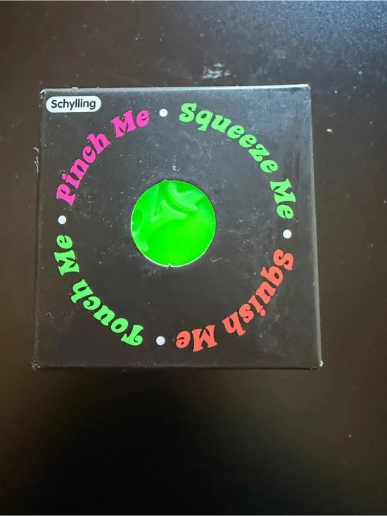 New Nee Doh Schylling Groovy Glob RARE Green Ball Squishy Toy Squeeze 3+