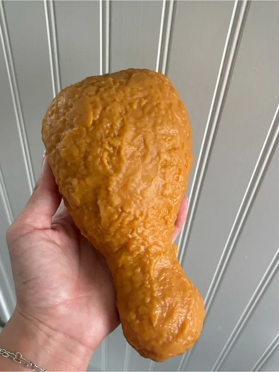 Fried Chicken Drumstick Squishy-tag off-like new