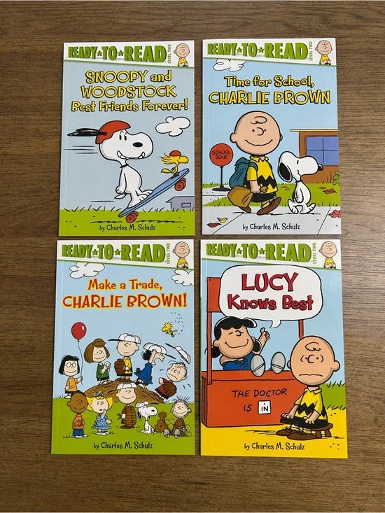 🆕 Peanuts Collection - Ready to Read Level 2 - Set includes all 4 Books! 📚