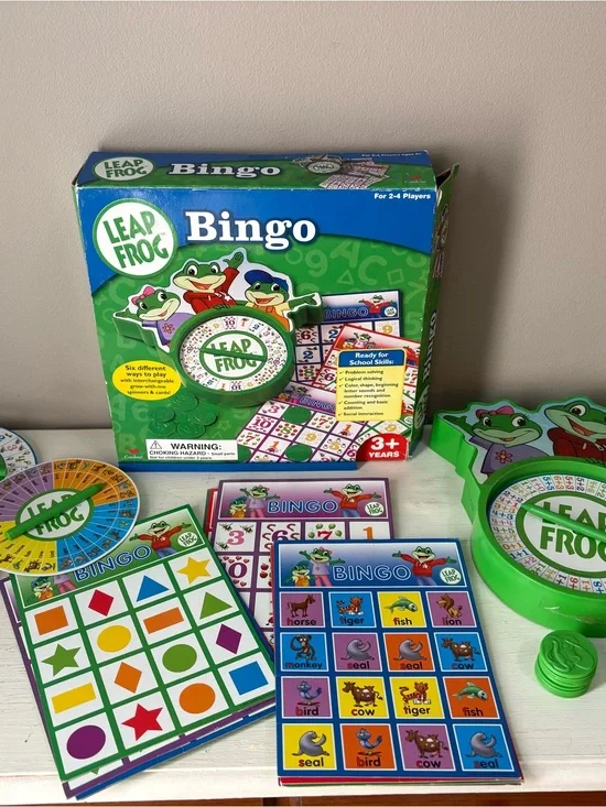 LeapFrog Bingo Game - Green Educational Kids Matching Game