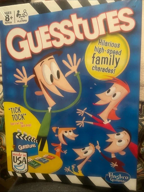 Guesstures Family Charades Board Game - Sealed NWOT