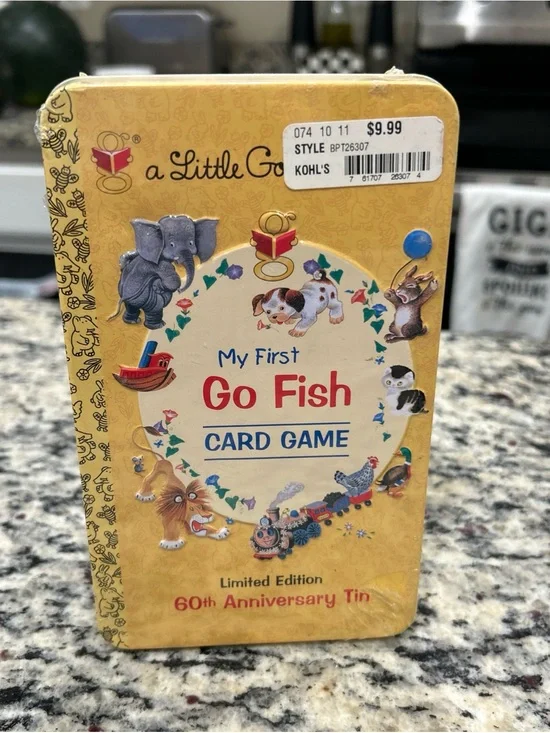 Little Golden Book My First Go Fish Card Game 60th Anniversary Limited Edition