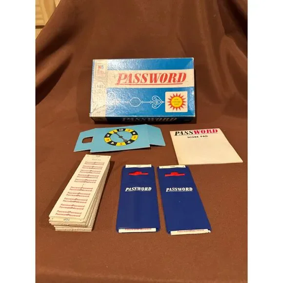 Vintage Password Game 1962 Edition