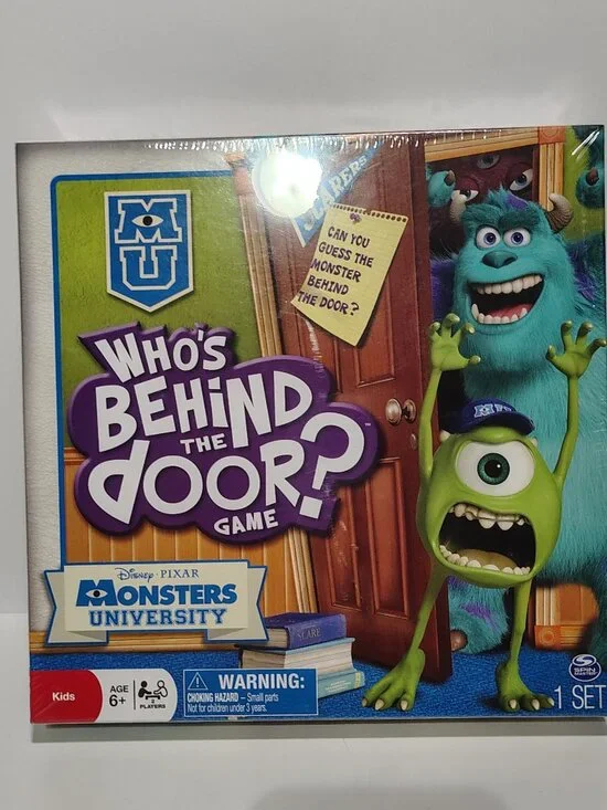 Disney Pixar Monsters University Who’s Behind The Door Game New Sealed