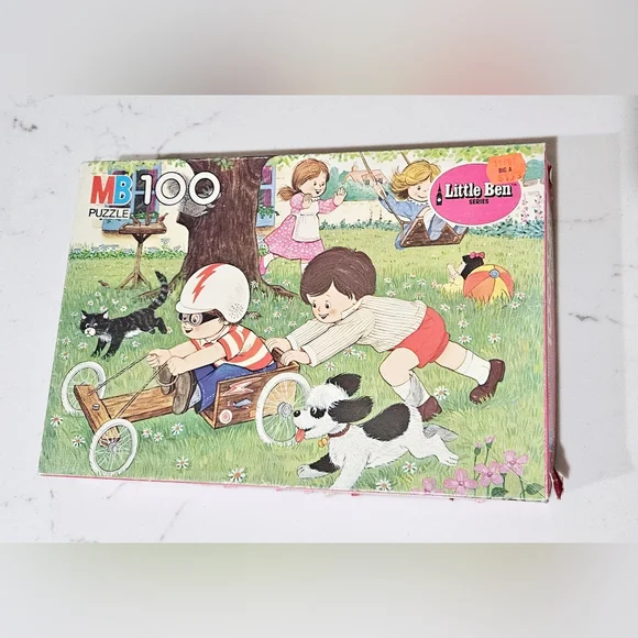 Little Ben Kids Puzzle - Multicolor Vintage Milton Bradley Puzzle Little Ben