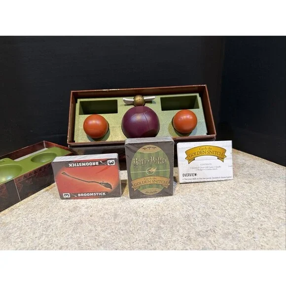 Harry Potter: Catch The Golden Snitch Board Card Game Complete With Instructions