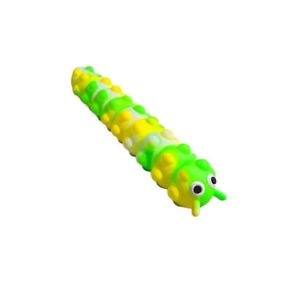 Pop Bubble Ball Sensory Fidget Toy, 3D Fidget Slug Toy, Silicone Stress Relief S