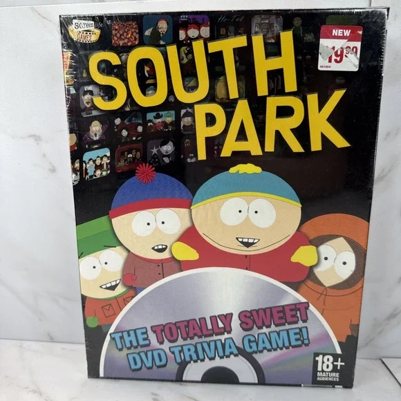 South Park The Totally Sweet DVD Trivia Game New 2009 Screenlife 18+ Mature