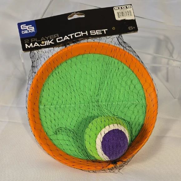 Majik 2‑Player Catch Set • Kids Outdoor Game • NWT • GG Gear
