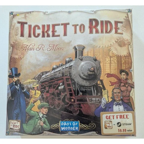 Ticket To Ride Board Game (Alan R. Moon) Days of Wonder Board Game NEW & SEALED
