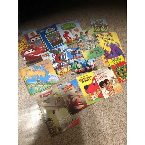 Lot of 14 Vintage Children's Books ~Mixed Lot board books, hardback and PBack