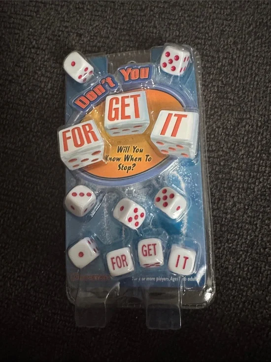 Don't You Get It Dice Game Sealed