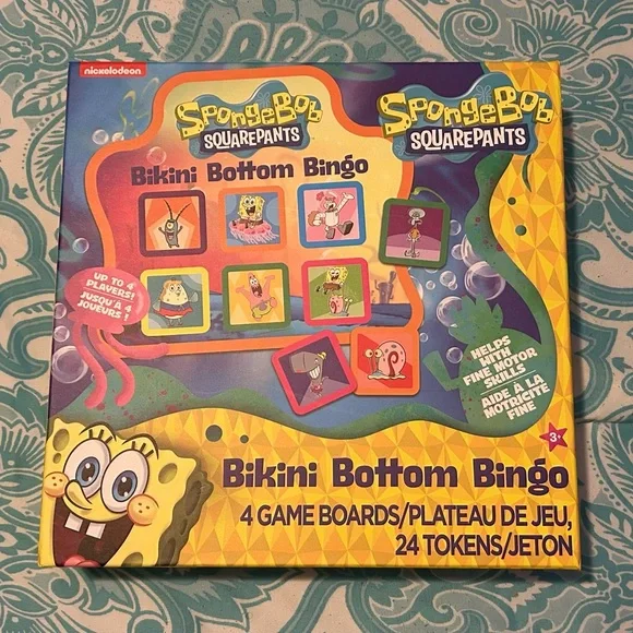 Nickelodeon‎ SpongeBob SquarePants Bingo Game - Multicolor