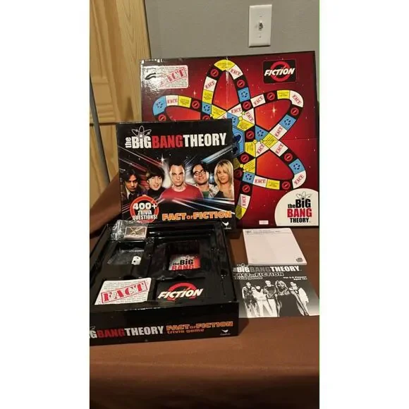 Cardinal Big Bang Theory Fact or Fiction Trivia Game Complete