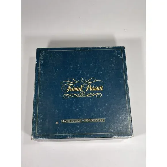 Trivial Pursuit Master Board Game Genus Edition Original Vintage 1981 Check Pict