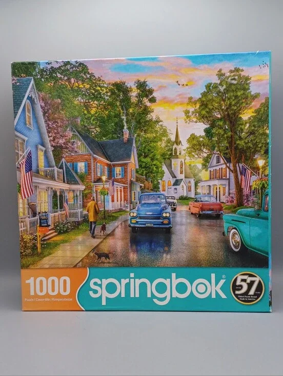 Springbok Blissful Borough Puzzle Complete