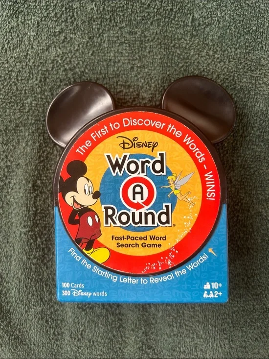 Disney Word A Round Game – Red, Yellow, Blue