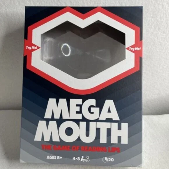 Mega Mouth Board Game - The Game of Reading Lips - Big G Creative - New