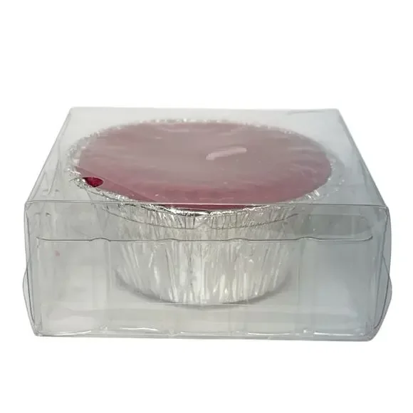 Honey Apple Scented Candle in Foil Tin Cup Red Single Wick 3oz Target NEW