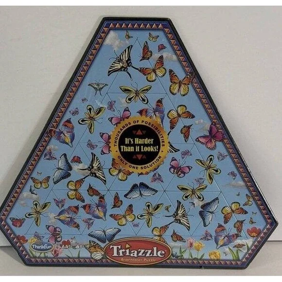 Ravensburger ThinkFun Butterfly Triazzle Brainteaser Puzzle New Sealed Package