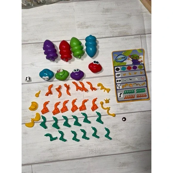 Hasbro Cootie Game Replacement Parts Pieces 2016 Bodies Heads Legs Die Lot‎