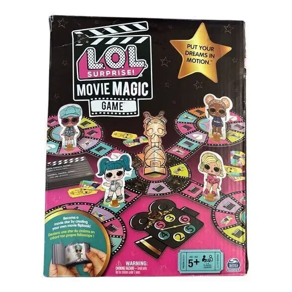 L.O.L. Surprise Movie Magic Game Ages 5+  NEW Same‎ Day Shipping Fun Game Night