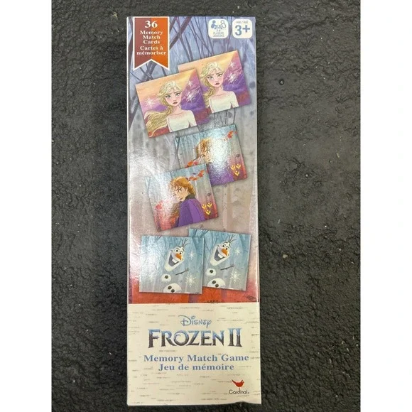 Disney Frozen II‎ Memory Match Game 36 Cards Age 3+ New