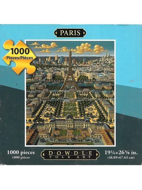 Dowdle PARIS  1000 Piece Puzzle  19 1/4 x 26 5/8 inches