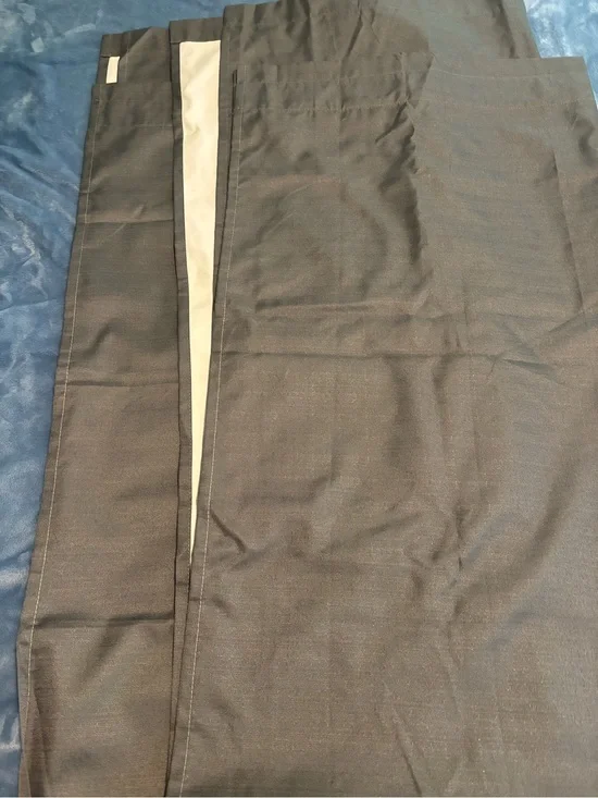 Set of 2 Target Brand  Black Out Curtain Panel - Solid Gray Window Drapery